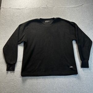 Misty Mountain Sweatshirt Mens Medium Black Fleece Crewneck‎ Pullover Outdoor